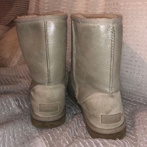 Classic Short Silver UGG Boots